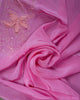 Pink Organza Saree - Aarni Clothing - A Destination for Handpicked Ethnic Wear