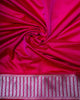 Pink Mashru Silk Saree with Silver Zari Border
