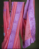 Peach Organza Saree - Aarni Clothing - A Destination for Handpicked Ethnic Wear