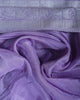 Purple Banarasi Tissue silk Saree - Aarni Clothing - A Destination for Handpicked Ethnic Wear