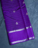 Purple Banarasi Silk Saree with Meenakari Detailing and Gold Pallu