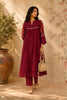 Maroon Sequins Embroidered Kota Kurti Set