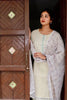 White Mirror Embroidered Cotton Suit Set