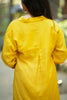 Yellow Viscose Linen Kurti Set