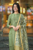 Green Digital Printed Chanderi Silk Suit Set - Aarni Clothing - A Destination for Handpicked Ethnic Wear