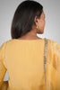 Yellow Floral Embroidered Silk Anarkali Suit Set