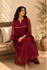 Maroon Sequins Embroidered Kota Kurti Set