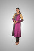 Multi Coloured Banarasi Tissue Silk Kurti Set