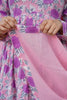 Handblock Printed Cotton Anarkali Suit Set