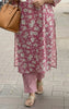 Red Digital Printed Cotton Kurta Set