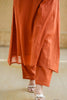 Rust Orange Gota Embroidered Cotton Suit Set