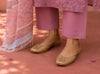 Pink Hand Block Printed Kota Suit Set