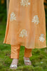 Yellow Gota Embroidered Mul Chanderi Suit Set