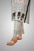 White Silk Applique Embroidered Suit Set