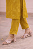 Yellow Digital Printed Tissue Silk Kurti Set