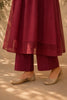 Maroon Sequins Embroidered Kota Kurti Set