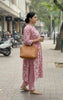Red Digital Printed Cotton Kurta Set