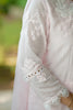 Pink Cotton Pearl and Floral Embroidered Suit Set