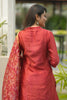 Red Digital Printed Chanderi Silk Suit Set - Aarni Clothing - A Destination for Handpicked Ethnic Wear