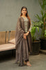 Brown Beads And Pearl Embroidered Mul Chanderi Suit Set