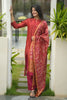 Red Digital Printed Chanderi Silk Suit Set - Aarni Clothing - A Destination for Handpicked Ethnic Wear
