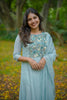 Lilac Mul Chanderi Sequins Embroidered Kurti Set with Dupatta & Pants