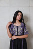 Black Silk Zardosi Embroidered Kurti Set with Pearl & Bead Work