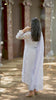 Light Blue Applique Embroidered Cotton Suit Set