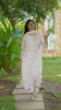 Pink Cotton Pearl and Floral Embroidered Suit Set