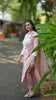Pink Cotton Applique Embroidered Suit Set